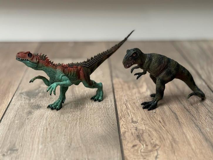 2 mooie kwaliteitsvolle gedetailleerde dino’s, Kinderen en Baby's, Speelgoed | Educatief en Creatief, Zo goed als nieuw, Ophalen
