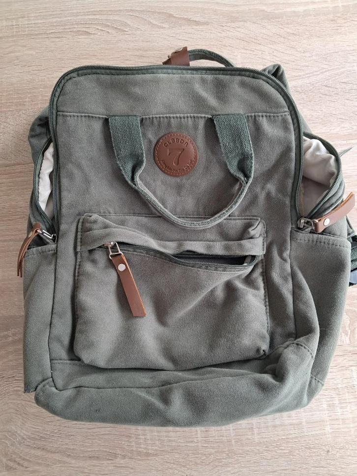 Groene rugzak – gebruikt, Handtassen en Accessoires, Tassen | Schooltassen, Gebruikt, Rugtas, 30 tot 40 cm, 30 tot 40 cm, Groen