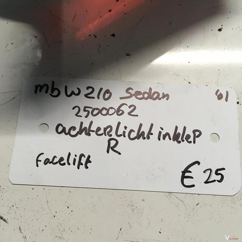 Mercedes W210 2001 Wagennr 2500062 Achterlicht in klep Links, Auto-onderdelen, Verlichting, Gebruikt, Ophalen of Verzenden