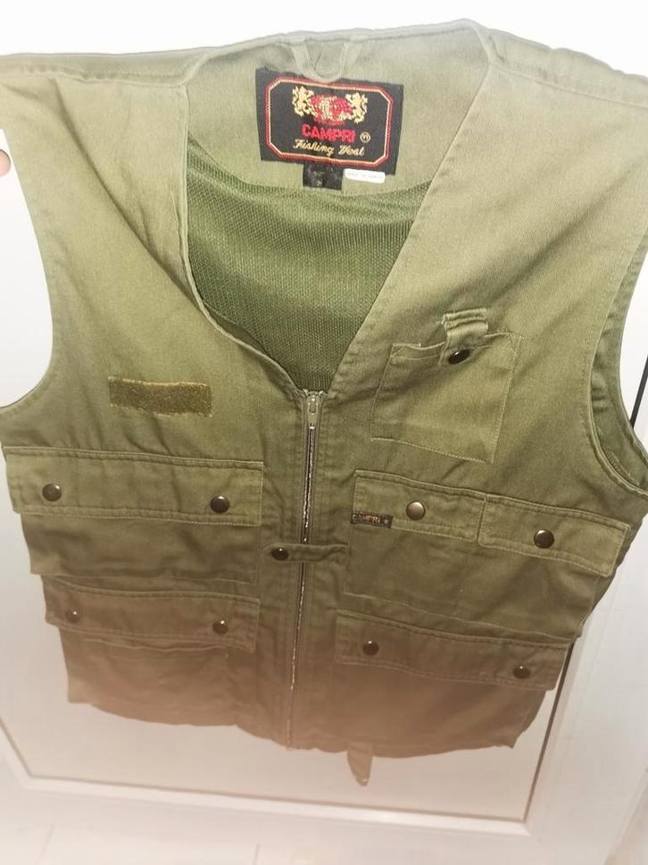 Vintage Campri fishing vest, Watersport en Boten, Hengelsport | Vliegvissen, Nieuw, Overige typen, Ophalen of Verzenden