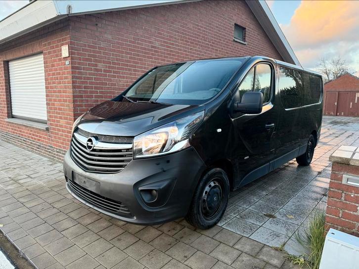 Opel vivaro | Dubbel Cabine | 5zitplaats | Navi | Euro6, Auto's, Bestelwagens en Lichte vracht, Bedrijf, Te koop, Parkeersensor