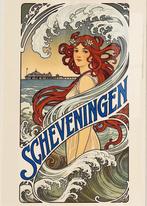 SCHEVENINGEN Alphonse Mucha Stijl Reis Poster affiche, Verzenden, Nieuw