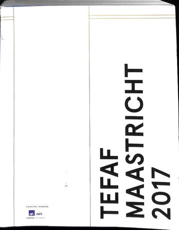 „TEFAF Maastricht 2017" — Kunst, antiek en design. beschikbaar voor biedingen