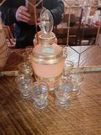 Kristallen karaf met bijhorende glaasjes, Antiek en Kunst, Antiek | Glaswerk en Kristal, Ophalen