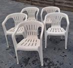 5 bevuilde tuinstoelen, ideaal voor op bouwwerf, Ophalen, Gebruikt