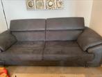 3-zitsbank in grijs alcantara, Henders & Hazel, Huis en Inrichting, Ophalen, Overige materialen, Gebruikt, 125 cm of meer