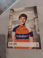 Wielerkaart : Ivar Slik / Rabobank, Verzenden, Zo goed als nieuw, Poster, Plaatje of Sticker