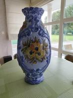 Vaas, Huis en Inrichting, Woonaccessoires | Vazen, Blauw, Gebruikt, 50 tot 75 cm, Ophalen