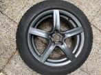 4 winterbanden op Aluminium velgen, Auto-onderdelen, Banden en Velgen, Ophalen, Velg(en), 17 inch, Winterbanden
