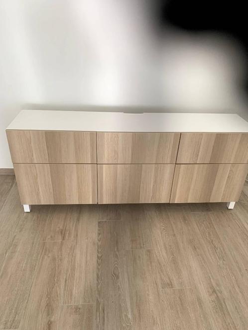 Lage wandkast, Huis en Inrichting, Kasten | Buffetkasten, Zo goed als nieuw, Minder dan 100 cm, 150 tot 200 cm, 25 tot 50 cm, Met lade(s)