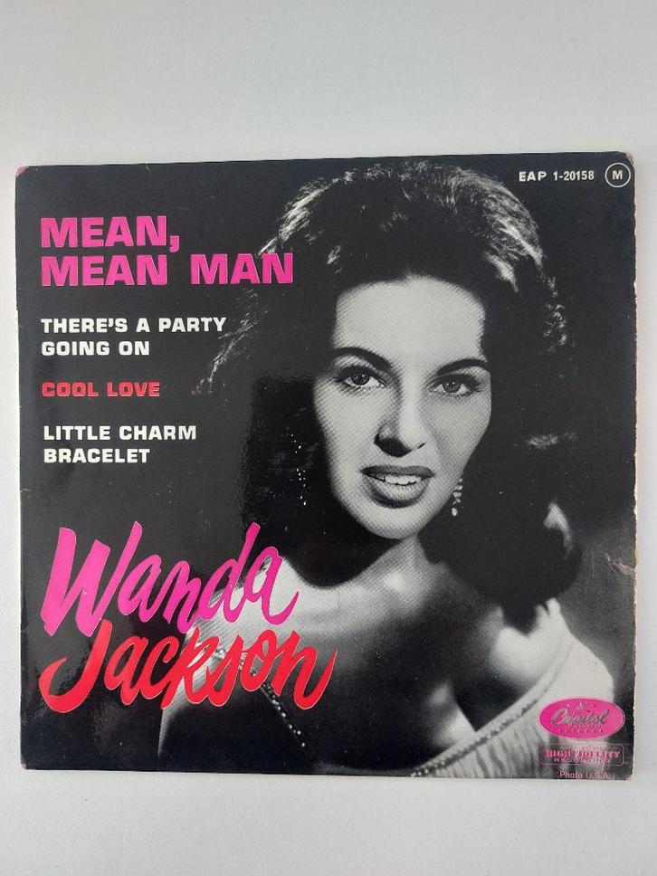 Wanda Jackson(EP)-Mean, Mean Man/There's (Disc. r1066897175), CD & DVD, Vinyles Singles, EP, Country et Western, Enlèvement ou Envoi