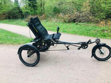 Elektrische ligfiets hase lepus. beschikbaar voor biedingen