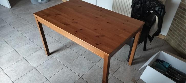 Eettafel + 4 stoelen, Maison & Meubles, Tables | Tables à manger, Comme neuf, Enlèvement