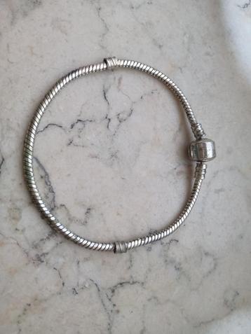 Très beau bracelet masculin mixte en argent ancien 1970