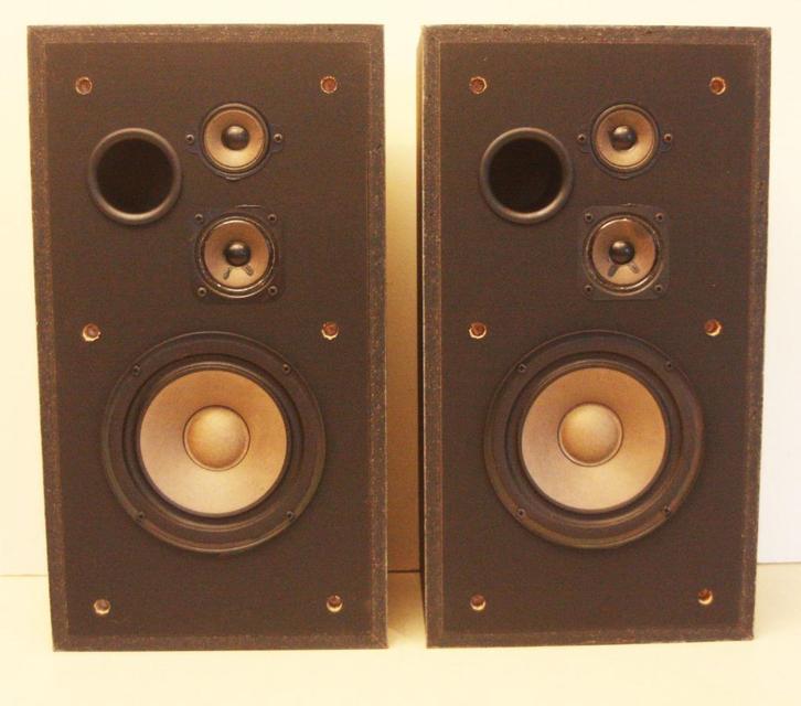 Sony SS-A490 Luidsprekers / 100 Watt / 6 Ohm / Germany, Audio, Tv en Foto, Luidsprekerboxen, Zo goed als nieuw, Front, Rear of Stereo speakers