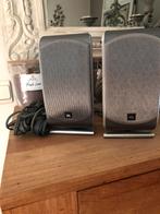 2 x JBL SCS 200 enceintes haut parleur argenté VINTAGE, Comme neuf