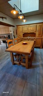 Salle à manger chêne massif, Ophalen, Zo goed als nieuw