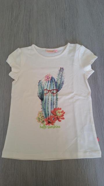 Wit T-shirt Someone 134, Kinderen en Baby's, Kinderkleding | Maat 134, Meisje, Ophalen of Verzenden, Zo goed als nieuw, Someone
