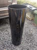 Hoge zwarte glazen vaas, 70cm h, 22cm diameter, Enlèvement