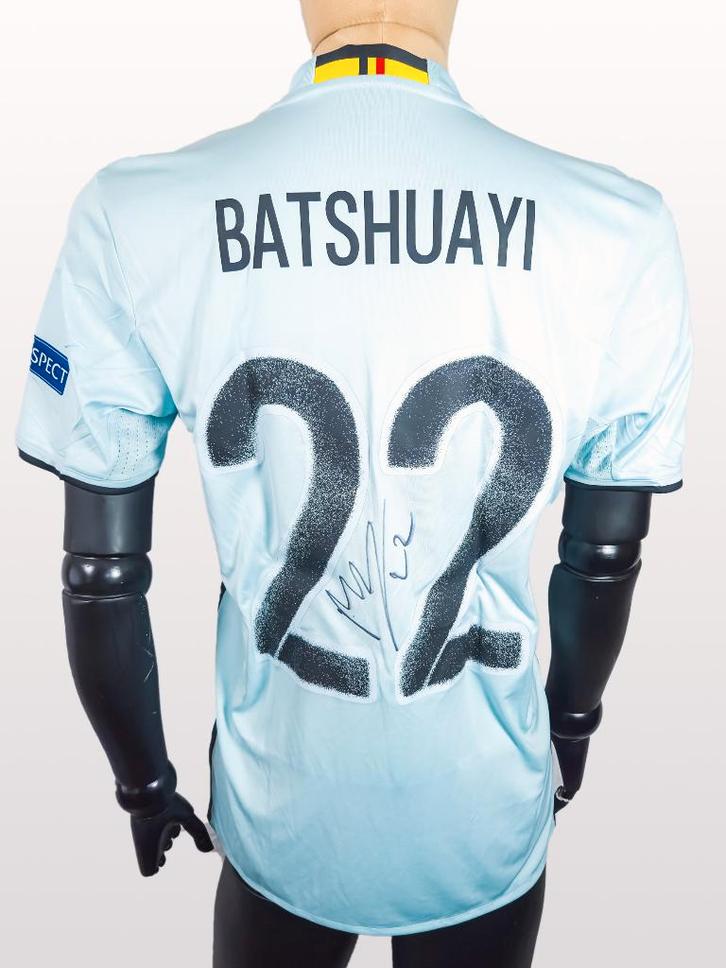 Michy Batshuayi – Gesigneerd Matchshirt EK 2016 Kwartfinale, Verzamelen, Sportartikelen en Voetbal, Gebruikt, Shirt, Ophalen