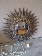 Sunburst mirror 50s vintage, Antiquités & Art, Antiquités | Miroirs, Rond, 50 à 100 cm, Enlèvement, Moins de 100 cm