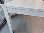 Witte IKEA uitschuifbare tafel – eettafel 140/180/220 cm, Huis en Inrichting, Tafels | Eettafels, Ophalen, Gebruikt