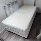 Bed boxspring IKEA / ENKEL CASH !!!, Huis en Inrichting, Slaapkamer | Boxsprings, 90 cm, Gebruikt, Eenpersoons, Wit