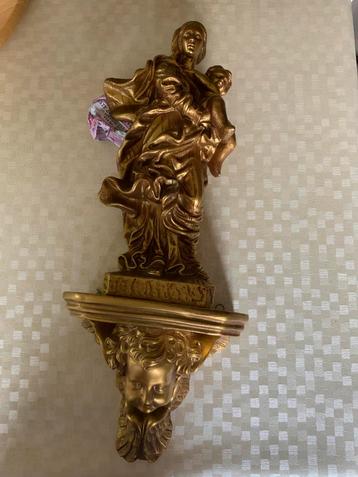 Marie et Jésus sur une console à visage d'ange, Enlèvement