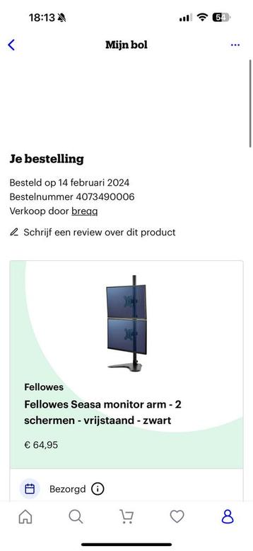 Beugel Fellowes beschikbaar voor biedingen