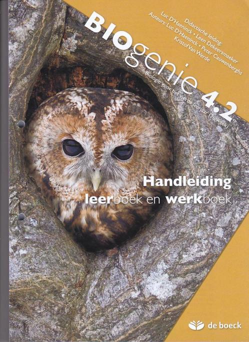BIOgenie 4.2 Handleiding.  Leerboek en werkboek., Livres, Livres scolaires, Comme neuf, Biologie, Secondaire, Enlèvement ou Envoi