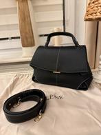 Sac Polene Mokki-Edition Textured Black, Handtassen en Accessoires, Verzenden, Zo goed als nieuw, Zwart