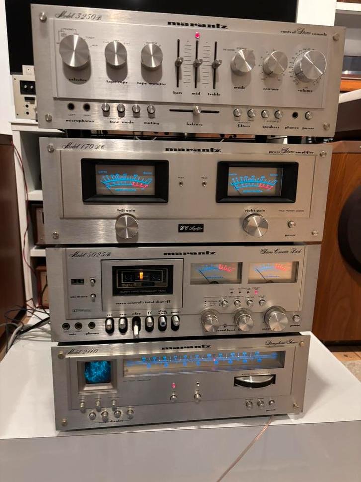 Marantz model 170DC, 3250B, 5025B en 2110, Audio, Tv en Foto, Versterkers en Ontvangers, Refurbished, Marantz, Ophalen of Verzenden