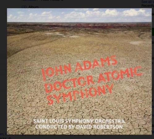 John Adams opera's, dr atomic, big sur, el dorado, Cd's en Dvd's, Cd's | Klassiek, Zo goed als nieuw, Orkest of Ballet, Ophalen of Verzenden