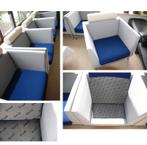 5 éénzits Knoll Eastside Ettore Sottsass, Huis en Inrichting, Fauteuils, Ophalen, Gebruikt, 100 tot 125 cm, Design