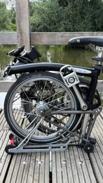 BROMPTON titanium vouwfietsen model M 6 R x N dynamo Son, Fietsen en Brommers, Ophalen, Brompton, 14 tot 16 inch, Versnellingen