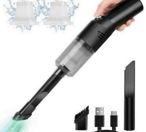 Draadloos kruimeldief accu stofzuiger auto meubel oplaadbaar, Auto diversen, Auto-accessoires, Ophalen of Verzenden