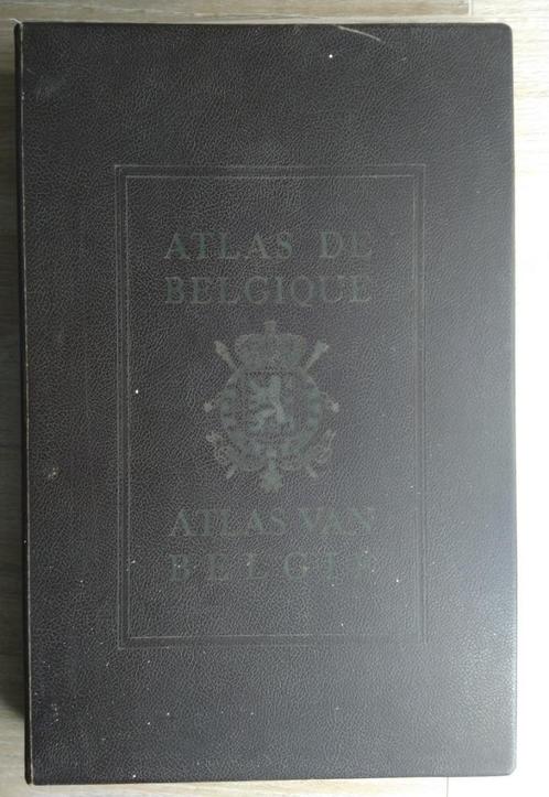 Premier Atlas de Belgique Édition papier 1950 – 1972 TTB, Boeken, Atlassen en Landkaarten, Zo goed als nieuw, Landkaart, België