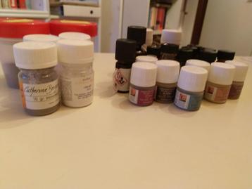 Pigments peinture sur porcelaine