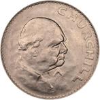 1 kroon (¼)-Elizabeth II Churchill 1965 Verenigd Koninkrijk, Postzegels en Munten, Ophalen of Verzenden, Overige landen, Losse munt