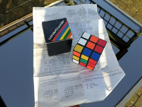 Rubik's Cube Prachtig vintage puzzelspel uit de jaren 80, Antiek en Kunst, Kunst | Overige Kunst, Ophalen of Verzenden