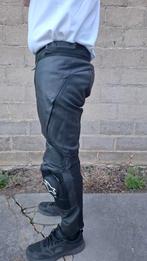 Motobroek Alpinestars leder maat 56, Zwart, Maat 56/58 (XL), Ophalen of Verzenden, Zo goed als nieuw
