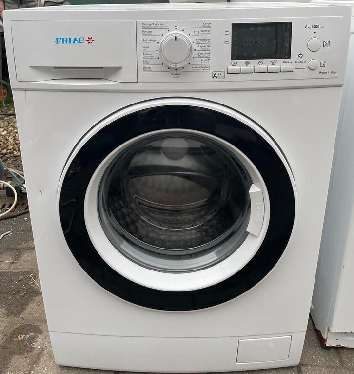 Mooie FRIAC wasmachine, Elektronische apparatuur, Wasmachines, Gebruikt, Voorlader, 6 tot 8 kg, 1200 tot 1600 toeren, Energieklasse A of zuiniger