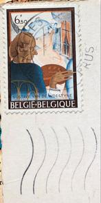 Herdenkingszegel, Gustave Van De Woestyne, Zonder envelop, Kunst, Gestempeld, Frankeerzegel