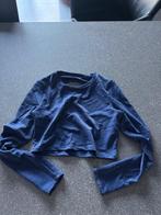 Trui met open rug maat Large, Blauw, Maat 42/44 (L), Zo goed als nieuw, Bershka