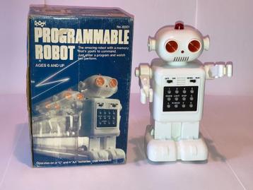 Robot programmable blanc Epoch Vintage 70’s + box & notice -, Enlèvement ou Envoi