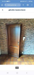 Massief houten deuren, 80 tot 100 cm, Gebruikt, Hout, Ophalen