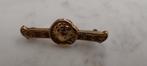 Broche Becker, Ophalen of Verzenden, Goud, Broche, Verguld