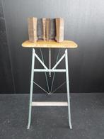 Vintage industriele kruk tabouret "libellule normafix" jr 50, Huis en Inrichting, Krukjes, Ophalen of Verzenden, Hout
