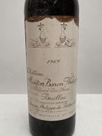 Chateau Mouton Baron Philippe 1969, 1 fles, Enlèvement, France, Vin rouge