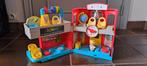 Schooltje Fisher-Price en schoolbus, Kinderen en Baby's, Speelgoed | Fisher-Price, Ophalen of Verzenden, Zo goed als nieuw